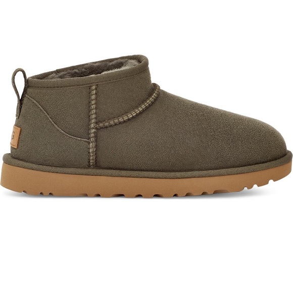 NWT UGG Classic Ultra Mini Boot Forest Night Green - Picture 3 of 6